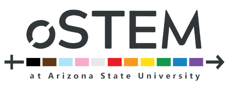 Out in Science, Technology, Engineering and Mathematics (oSTEM) logo