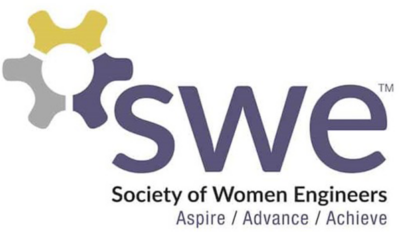 Society of Women Engineers/Graduate Society of Women Engineers (SWE/GradSWE) logo
