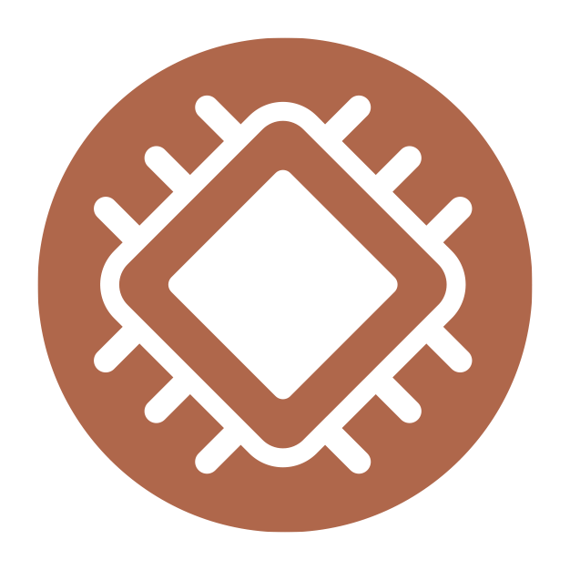 FURI Semiconductor Research theme icon, small microchip icon.