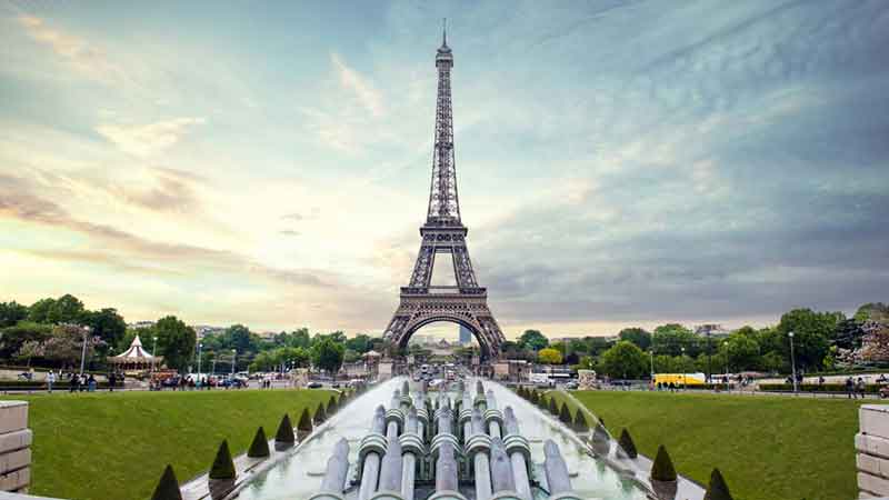 The Eiffel Tower in Paris